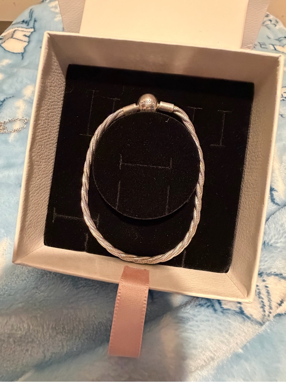 Pandora Twisted Rope Bracelet - Silver